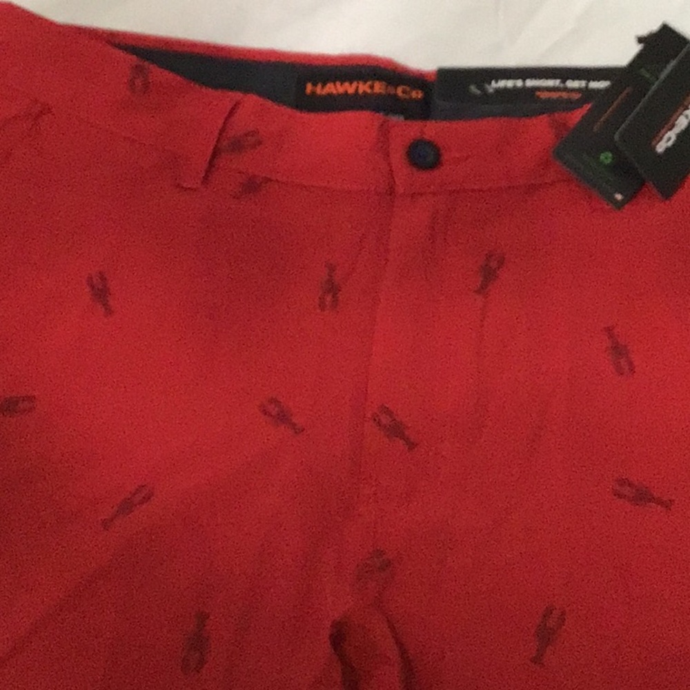 Hawke & Co lobster Pattern shorts men’s size 36 NWT - Picture 2 of 14